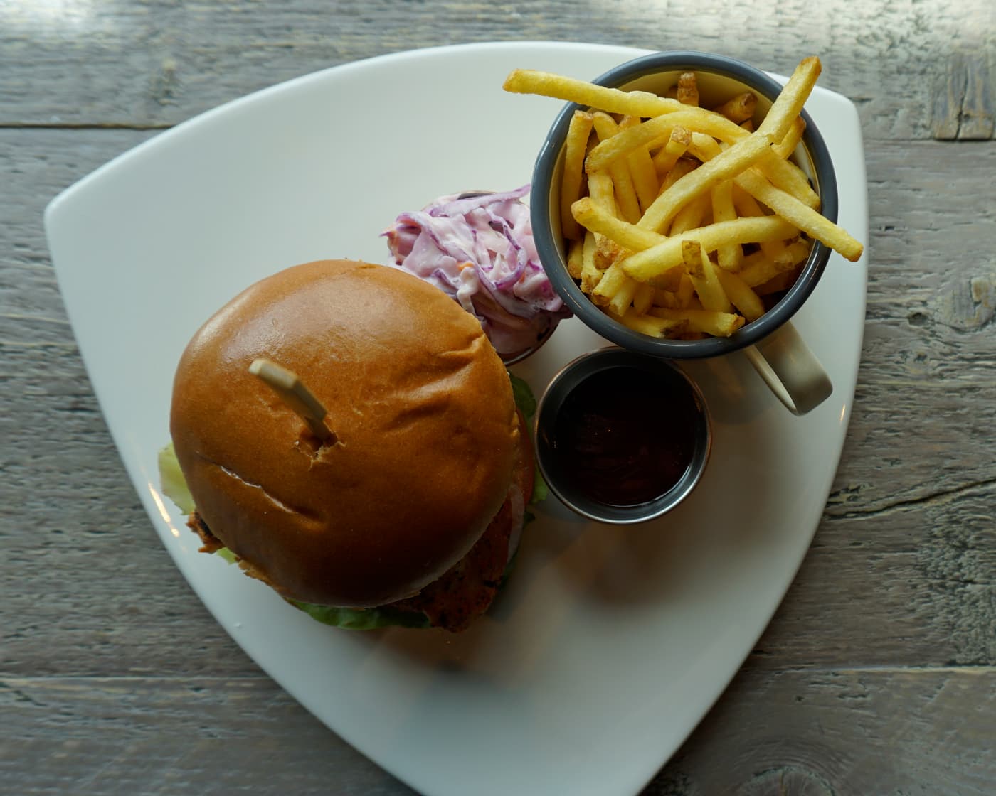 Burger and Fries